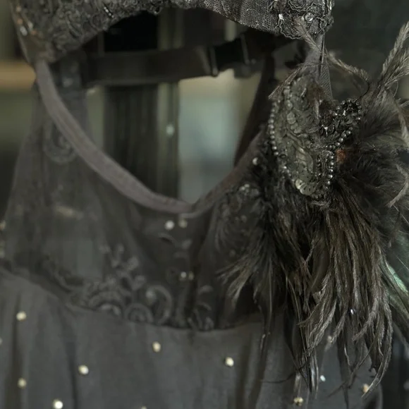 ⭐️🎹Custom Black Leotard Jazz Dance Costume or Chicago Halloween costume👠 - Picture 6 of 14